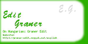 edit graner business card